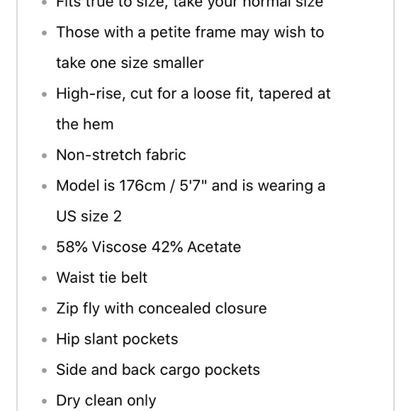 A.L.C Adam Pants NWT size 2 - Picture 4 of 4